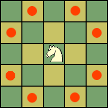 [A knight's move in chess]