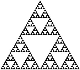 [Sierpinski triangle]